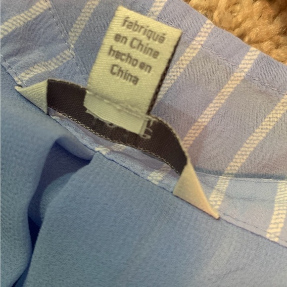 Joie Azabeth Size small Long Sleeve Silky Weave top/blouse classic preppy - Picture 9 of 11